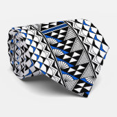 ブルー先住民サンアンドレインタイ ネクタイ (ロール)