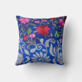 ブルー刺繍装飾用クッションフォーホームデコール クッション (裏面)