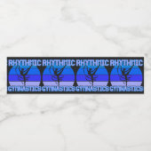 ブルー動揺してのリズム体操 ペットボトルラベル (シングルラベル)