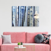 ブルー動揺してジーンズ キャンバスプリント (インサイチュ (リビング))