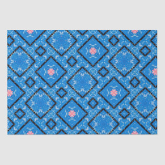 ブルー動揺してブラックピンクダイヤモンドティッシュペーパー 薄葉紙