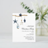 ブルー北欧カンパニークリスマスパーティの招待状 (スタンド正面)