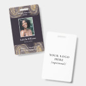 ブルー医療施設またはビジネスメンバーバッジ バッジ (表裏)