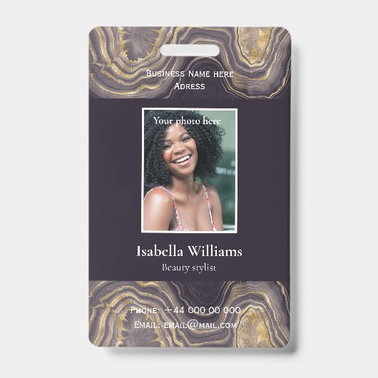 ブルー医療施設またはビジネスメンバーバッジ バッジ (表面)