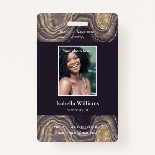 ブルー医療施設またはビジネスメンバーバッジ バッジ (正面)