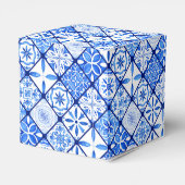 ブルー地中海のタイルレモンサンキュー結婚ズ フェイバーボックス (裏面サイド)