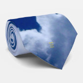 ブルー天国とゴールデンクロス ネクタイ (ロール)