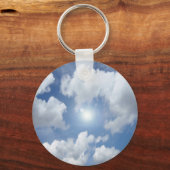 ブルー天国クラウド+アイディア キーホルダー (正面)