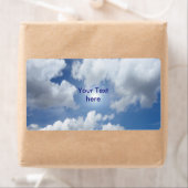 ブルー天国クラウド+アイディア ラベル (インサイチュ)