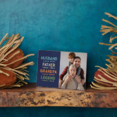 ブルー夫おじいちゃん伝説の写真 フォトプラーク (側面)