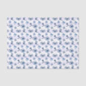 ブルー女性のカーボーイトイレチノワセリーオンパープルストライプズ 薄葉紙 (正面)