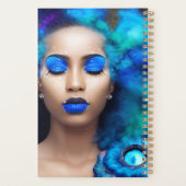 ブルー女神の美しいプランナー プランナー手帳 (裏面)