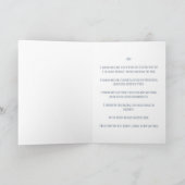 ブルー宇宙リブラ誕生日カード カード (内部)