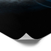 ブルー宇宙 ポスター (角)