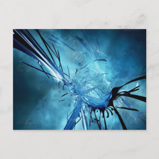 ブルー宇宙 ポストカード