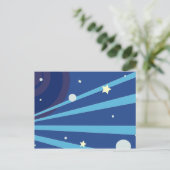 ブルー宇宙 ポストカード (スタンド正面)