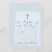 ブルー宗大切教招待状 招待状 (正面/裏面)