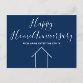 ブルー実在エステートカンパニーカスタムマーケティング ポストカード (正面)