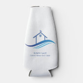 ブルー実在エステート会社ホームロモダンゴカスタム ボトルクーラー (正面)