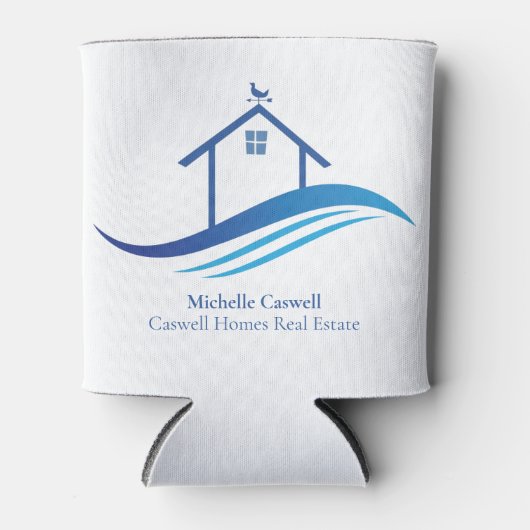 ブルー実在エステート会社ホームロモダンゴカスタム 缶クーラー (正面)