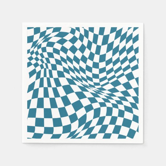 ブルー幽霊リトルブーはほとんど赤ちゃんシャワー スタンダードカクテルナプキン (正面)