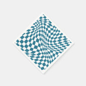 ブルー幽霊リトルブーはほとんど赤ちゃんシャワー スタンダードカクテルナプキン (角)