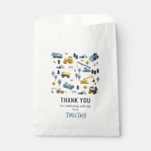 ブルー建築トラック&サイト誕生日パーティー