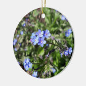 ブルー忘れメノオーナメント セラミックオーナメント (左)