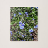 ブルー忘れメノパズル ジグソーパズル (縦)