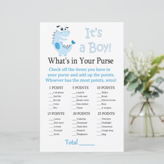 ブルー恐竜あなたの財布のゲームの中に何がある (スタンド正面)