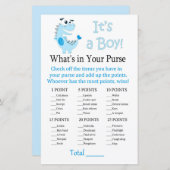 ブルー恐竜あなたの財布のゲームの中に何がある (正面/裏面)