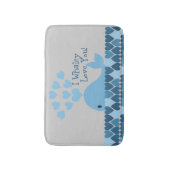 ブルー愛してる！ バスマット (正面縦)