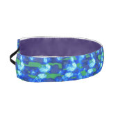 ブルー抽象デザインヘッドバンド アスレチックヘッドバンド (左)