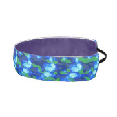 ブルー抽象デザインヘッドバンド アスレチックヘッドバンド (右)