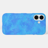 ブルー抽象的パターン Case-Mate iPhoneケース (裏面 (横))