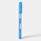 ブルー抽象的パターン Case-Mate iPhoneケース (裏面 / 右)