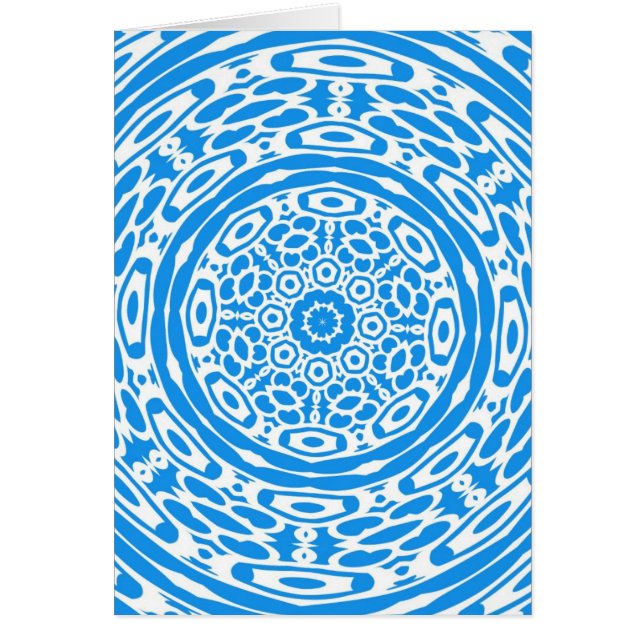 ブルー抽象芸術アート (正面)