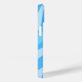 ブルー抽象芸術アート Case-Mate iPhoneケース (裏面 / 右)