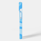 ブルー抽象芸術アート Case-Mate iPhoneケース (裏面 / 左)