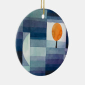 ブルー抽象芸術オータムポールクレウォーターカラー セラミックオーナメント (右)