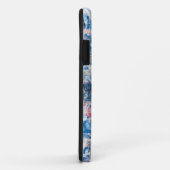 ブルー抽象芸術コラージュのモバイルケース Case-Mate iPhoneケース (裏面/右)