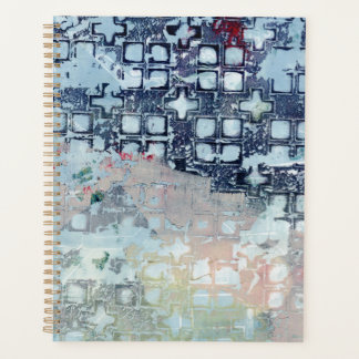 ブルー抽象芸術モダンアートプランナー プランナー手帳
