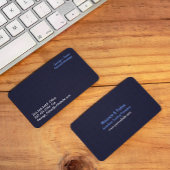 ブルー抽象芸術モダン名刺 名刺