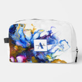 ブルー抽象芸術流体アートゲート名 ドップキット (正面)