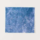 ブルー抽象芸術絵画の タペストリー (正面(横))