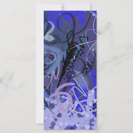 ブルー抽象芸術絵画ズ (正面)