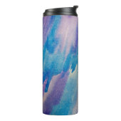 ブルー抽象芸術背景要約、アクア、アート、アルティス タンブラー (回転左)