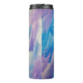 ブルー抽象芸術背景要約、アクア、アート、アルティス タンブラー (裏面)