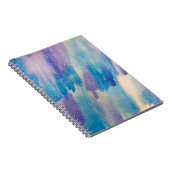 ブルー抽象芸術背景要約、アクア、アート、アルティス ノートブック (右側)