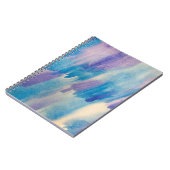 ブルー抽象芸術背景要約、アクア、アート、アルティス ノートブック (左側)